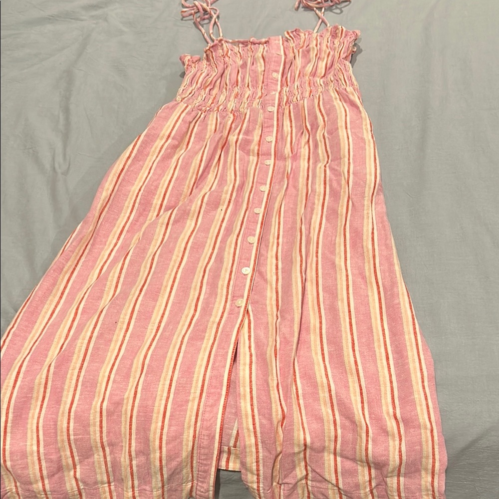 Universal Thread Pink and White Striped Dress
